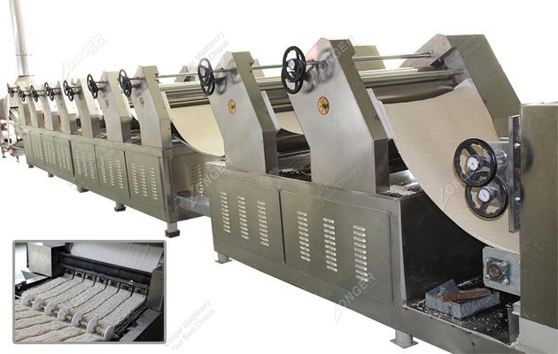 Automatic Instant Fried Noodles Processing Line 100,000 Bags